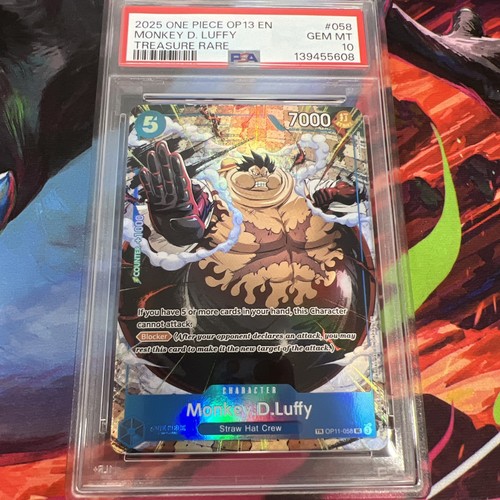 Monkey.D.Luffy (Treasure Rare) graded PSA 10 for sale on eBay