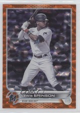 2022 Topps Series 2 Orange Foilboard 213/299 Lewis Brinson #638 0b4t