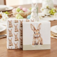 Servietten Ostern 40 StüCk Hase Osterhase Osterdeko PapiertüCher Set Tischdeko