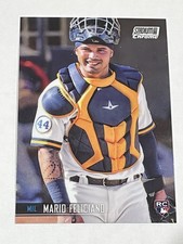 2021 Stadium Club Chrome Baseball #365 - Mario Feliciano RC - Milwaukee Brewers