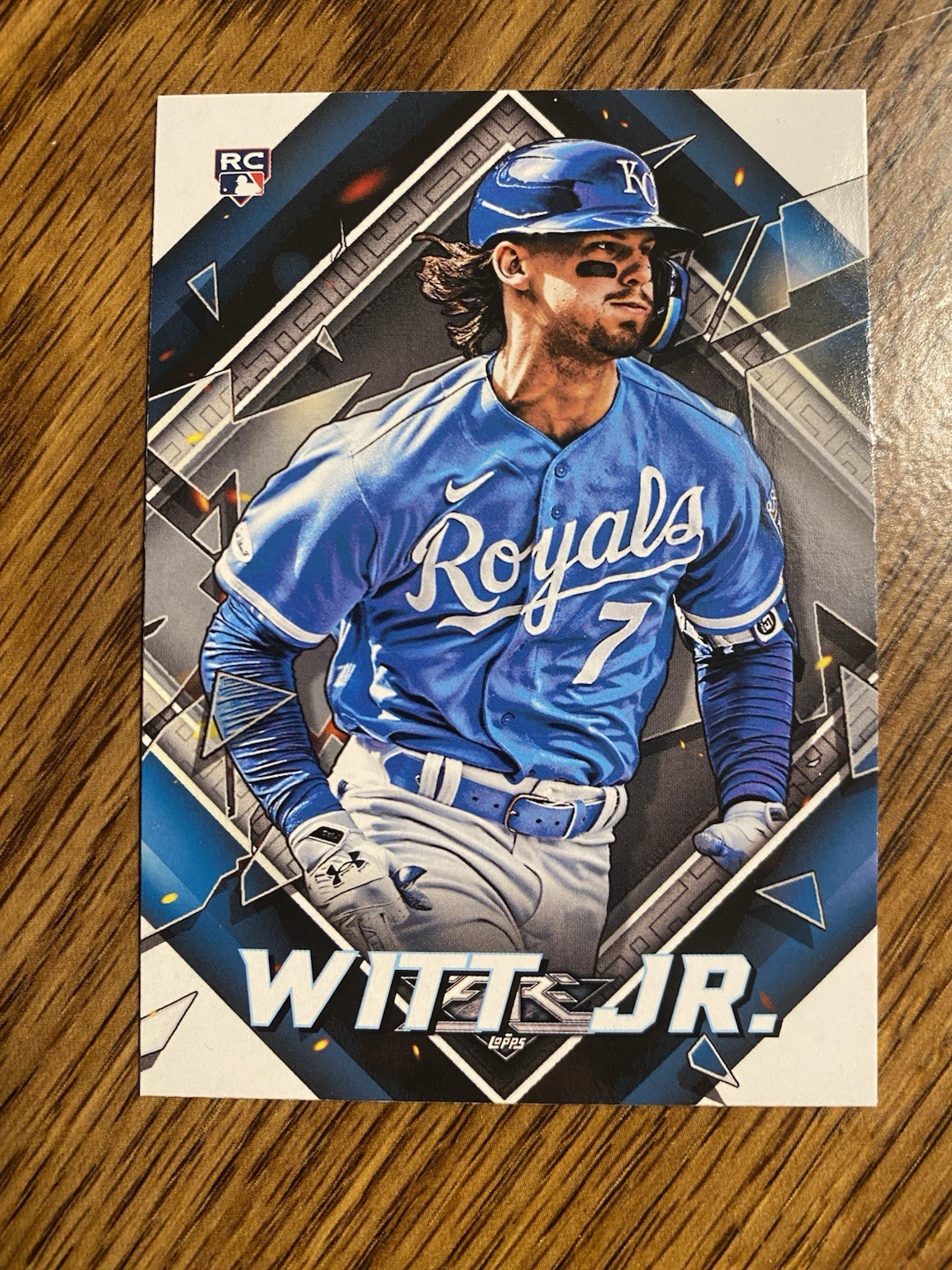 2022 Topps Fire - Bobby Witt Jr. #198 (RC) Royals