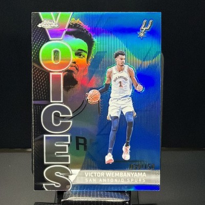 2025-26 Topps Chrome - Voices Victor Wembanyama #VS-1 Blue Refractor /150