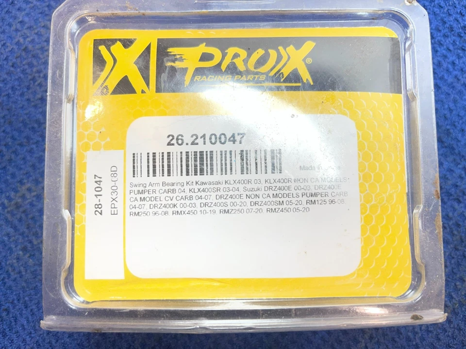 Kit de sello de buje de cojinete de brazo oscilante PRO-X Suzuki RM125 RM250 1996-2008 RMZ 250 Foto 2 de 4