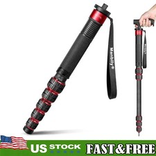 Manbily Camera Monopod Carbon Fiber 36mm Large Tube, Max 40lbs, 44cm-174cm-UK