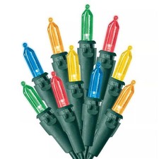 Celebrations 40841-71 Holiday Lights LED 100 Ct Mini Multicolor