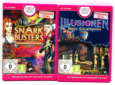 Bundle Wimmelbild Snark Busters und Magic Encyclopedia 3 Illusionen PC CD-ROM