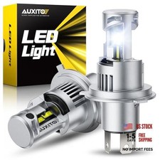 H4 Head ight Bulbs 9003 Bulbs, 900 Super Brighter, 6500K Cool White, 9003/H4