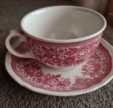 Vintage Villeroy & Boch Fasan rot : Gedeck 2 teilig