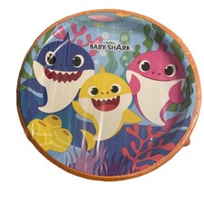 Pinkfong Baby Shark Paper Plates 8 Ct Pack Party Supplies Toddler Child 8 5/8"