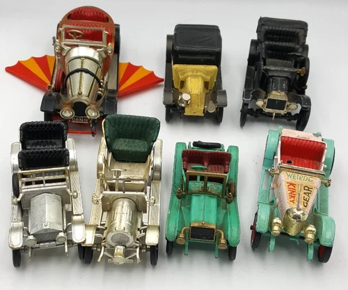 Assorted Bundle Vintage Cars x 7 (Dinky, Corgi & Matchbox) (H13)