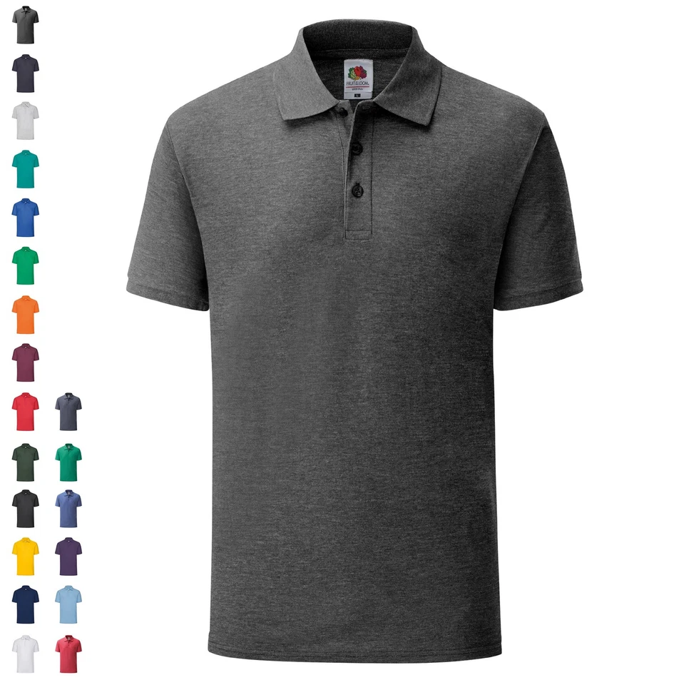 Fruit of the Loom 65/35 Pique Polo Shirt , FOL Poloshirt NEU - Bild 1 von 1