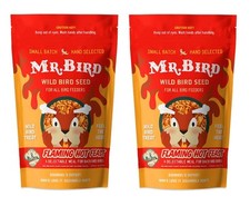 Mr Bird Flaming Hot Feast Bird Seed 4 Pound Resealable Bag Multi Colored
