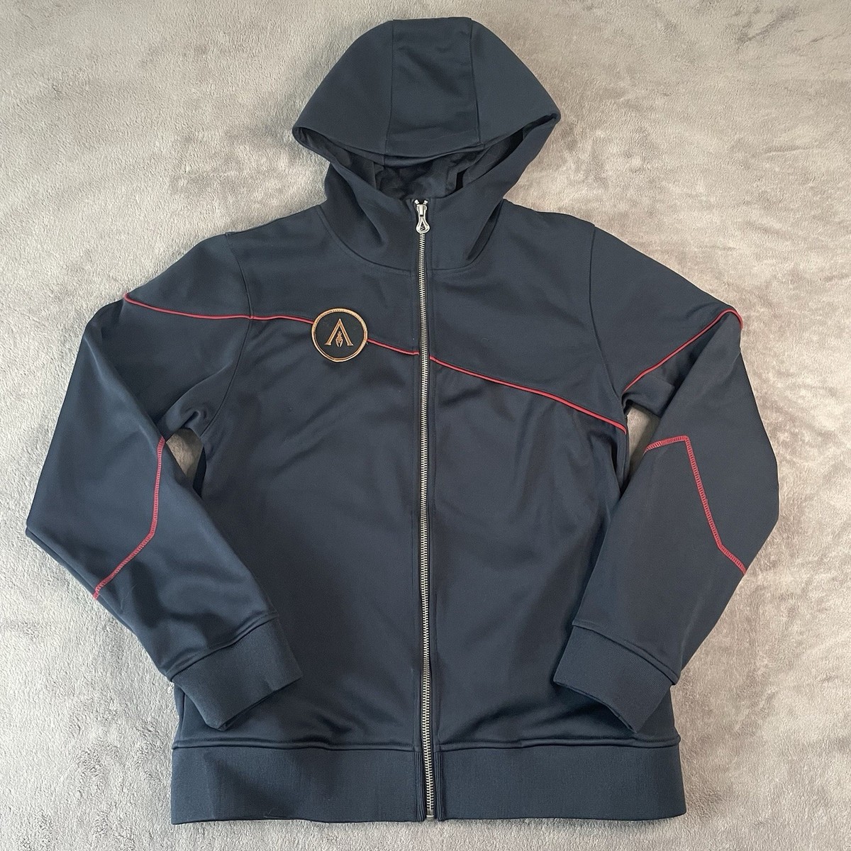 UBI WORKSHOP 製 アサシン クリード　リコンジャケット　ブラック Ubi Workshop Assassins Creed Zip Up Hoodie Men's Size Medium Navy