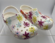 Crocs Classic Crafted Daisy Clog Girls Kids BRAND NEW Size J5
