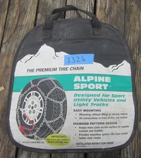 Laclede ALPINE SPORT 2326 Diamond Pattern TIRE CHAINS Light Truck/SUV New-Unused