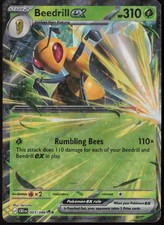 Beedrill ex - 003/086 #3/86 (Holo) (NM) ME04: Chaos Rising CRI Pokemon