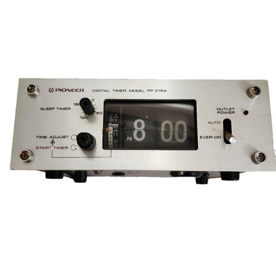 インテリア時計 PIONEER DIGITAL TIMER MODEL PP-215A Pioneer PP-215A Digital Timer Flip Clock Style Vintage Retro