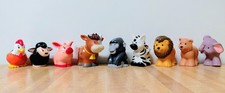 Fisher Price Little People Zoo Farm Animal-Gorilla Zebra Bear Elephant Lot Of 9