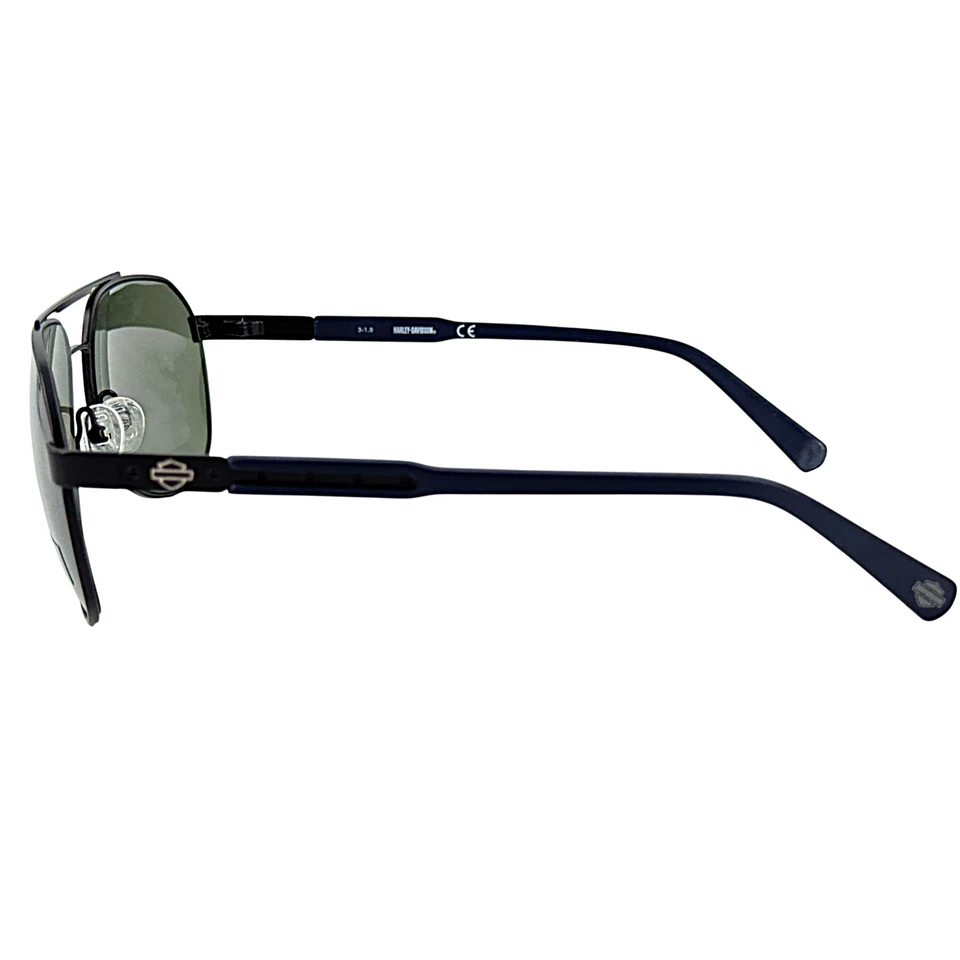 Harley Davidson HD0933X Mens Metal Aviator Sunglass 02P Matte Black 60-16 - Image 4 of 4