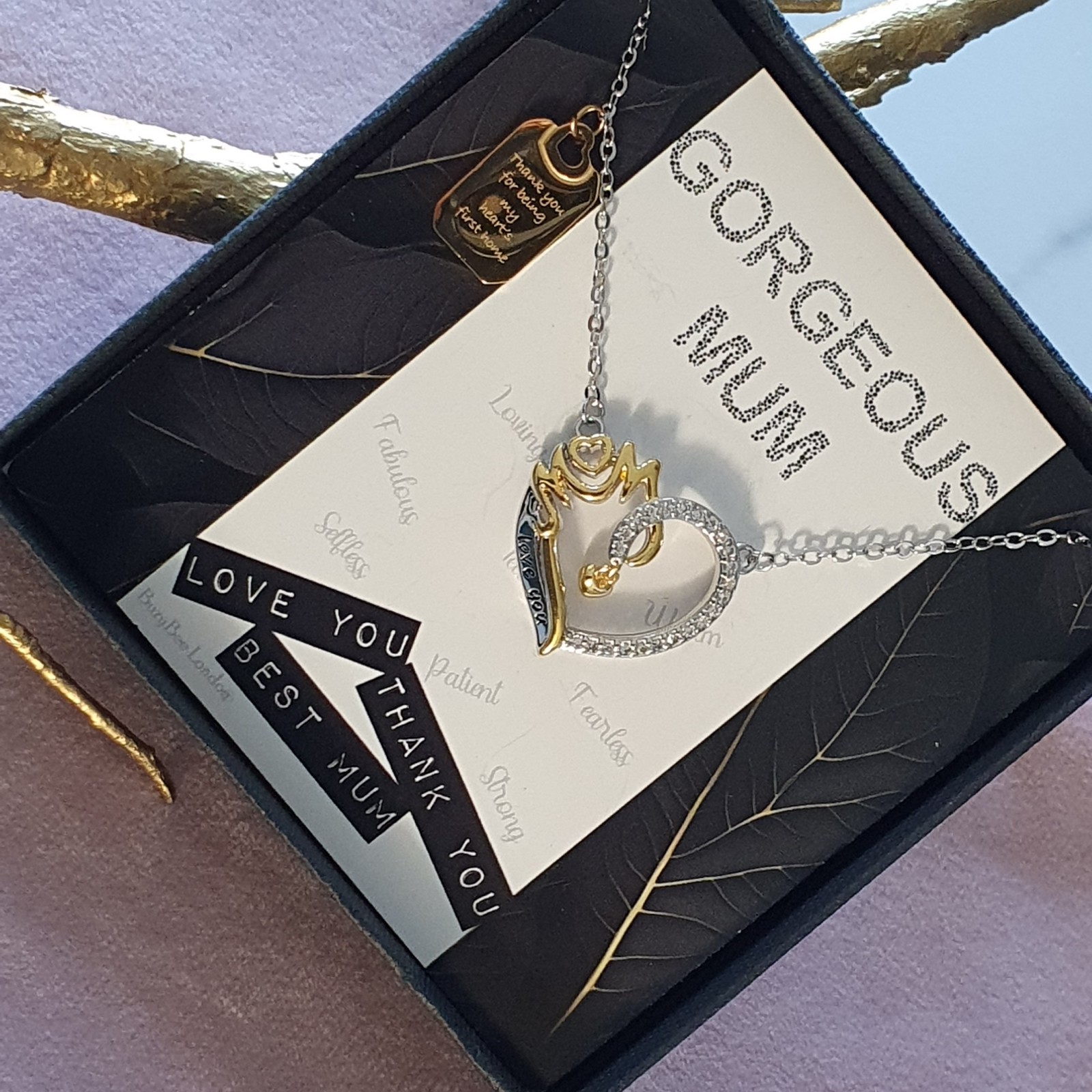 Mothers day Gifts For Mum presents 925 Sterling Silver Plated Necklace BOXED