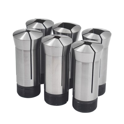 5C Square Collets 1/4'', 5/16'', 3/8'', 1/2'', 5/8'', 3/ High Precision 6 Pc Set