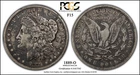 1889-O Morgan Silver Dollar PCGS F15 Fine Dark Charcoal Toning Better Date
