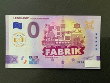 Banconota ricordo anniversario-zero-0 euro 2025-18 # Legoland # XEGA