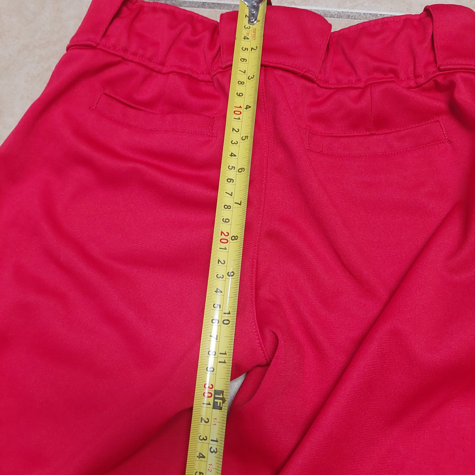 Nike 2 Button Women’s Red Vapor Select Softball Pants Size Small w/ belt loops S