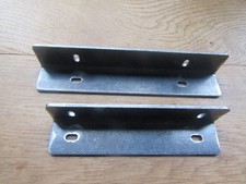 Pair of Heavy duty CORNER CONNECTION ANGLE bracket rustic repair bracket plate b