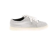 JEWEL BADGLEY MISCHKA Ryan Silver Crystal Tennis Shoes, Sz 8, NIB, MSRP 127