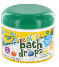 Play Visions Crayola Bath Dropz 2.68 oz,30 tablets