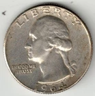 1964-D Washington Silver Quarter