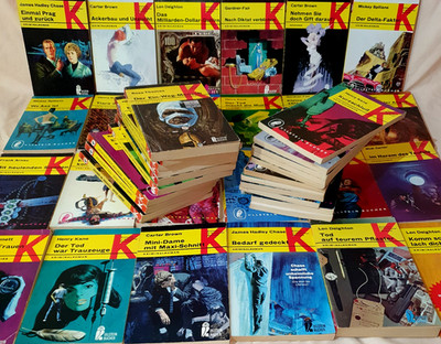 45 ULLSTEIN BÜCHER Krimi Romane im Taschenbuch aus 1960er Raymond Chandler-James