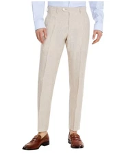 Tommy Hilfiger Mens Modern fit Suit Jacket Blazer 44 R Beige Solid Stretch