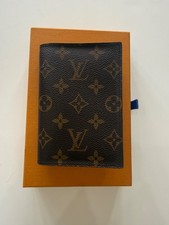 Authentic Louis Vuitton Passport Cover in Brown Monogram Canvas Made in France