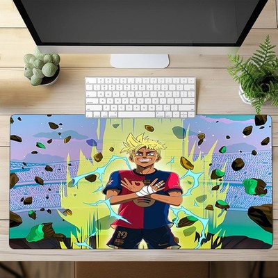 40*90cmYamal Anime-Themed Large Gaming Mouse Pad - Non-Slip Rubber Base, Smooth