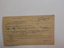 WW2 Document 1943 83rd Medical Battalion Armored Camp Bowie Texas War VTG WWII