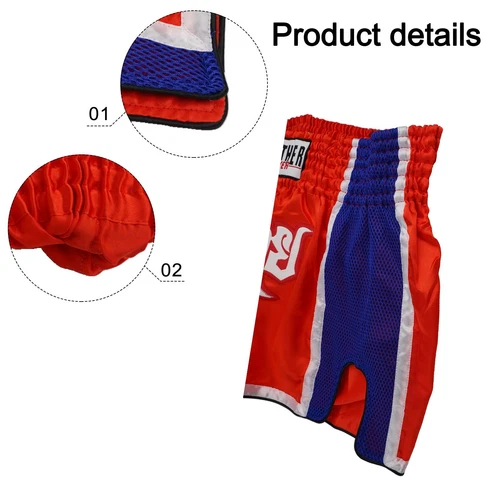 Pantalones cortos de entrenamiento MMA con ajuste seguro cintura elástica en varias tallas - Imagen 12 de 32