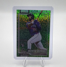 Topps 2026 Series 1 Warming Bernabel Rookie Green Easter Foil #55 Rockies
