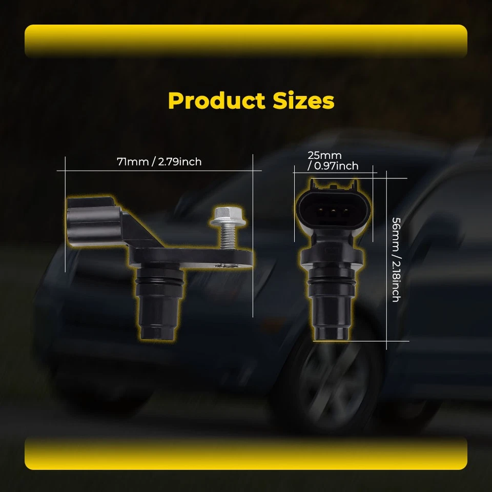2 Camshaft & 1 Crankshaft Position Sensor For Chevy Cobalt Equinox Hhr Malibu PU - Image 2 of 4
