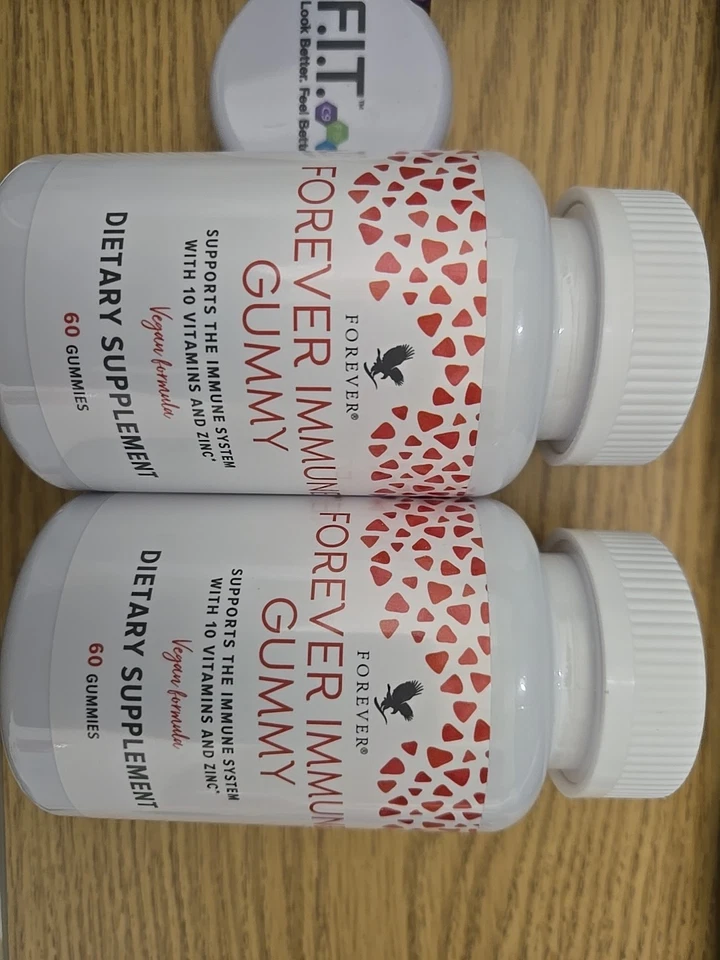 2 botellas de gomitas Forever Immune Gummy 120 caduca 06/2026 Foto 2 de 2