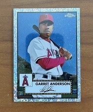 2021 Topps Chrome Platinum Anniversary - Garret Anderson #599 Refractor 37/70!