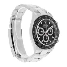Rolex Cosmograph Daytona 40mm Black Dial Bezel Men's Oyster Steel Watch 116500LN 3