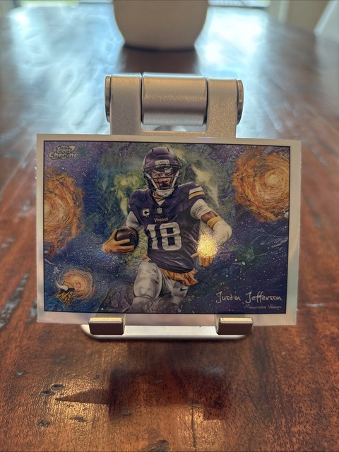2025 Topps Chrome Cosmic STARRY NIGHT Justin Jefferson Vikings #STN-19