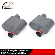 2.5 Inletoutlet Race Performance Chambered Exhaust Muffler Grey 12 Lpair