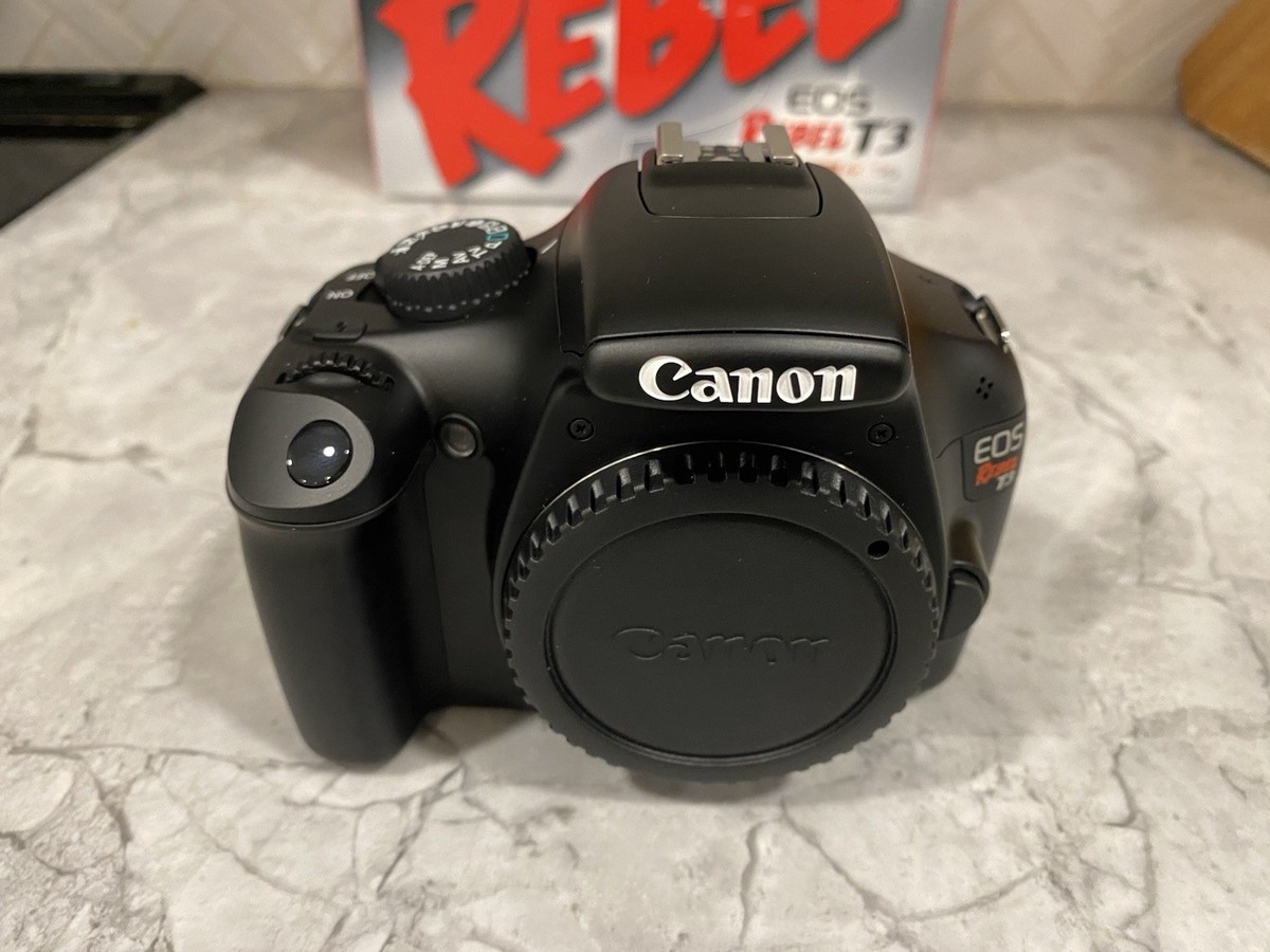 Canon EOS Rebel T3 Digital SLR Camera Black DS126291 with
