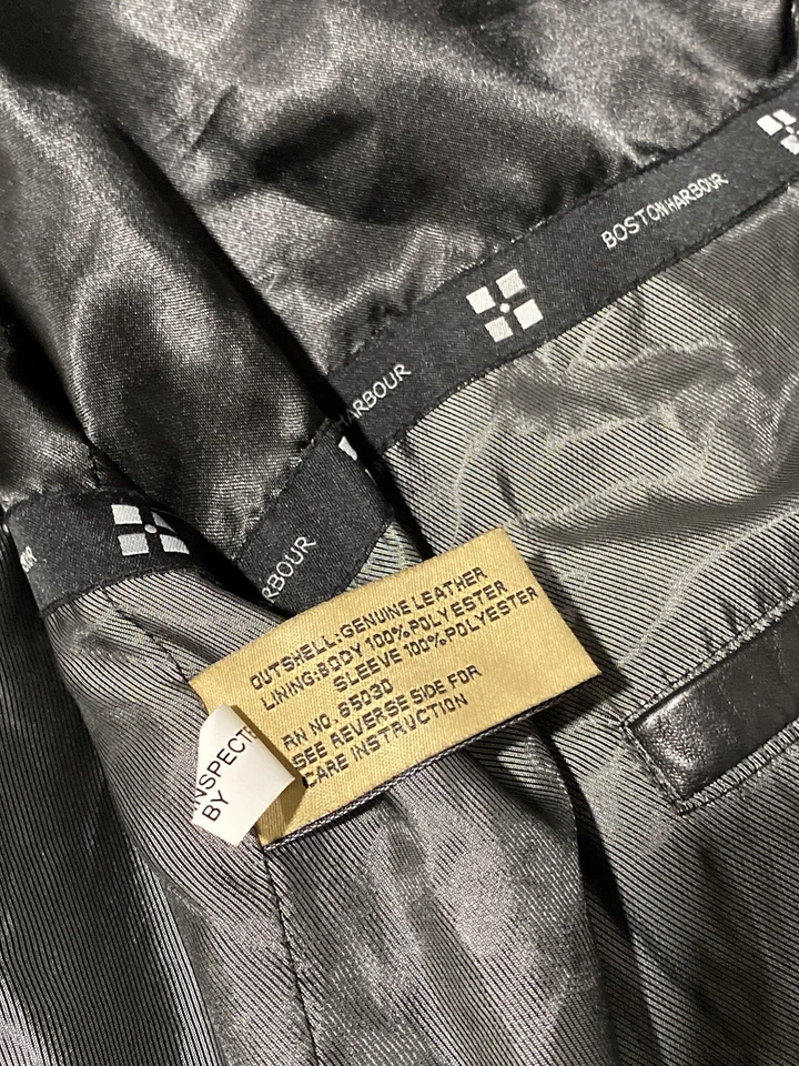 Boston Harbour Vintage Long Sleeve Men’s Trench Coat Button Down Size XL - Image 4 of 4