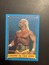 1987 Topps WWF Hulk Hogan #37 Champ in the Ring Wrestling Card Titan ####