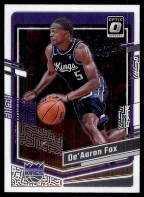 2023-24 Donruss Optic #52 De'Aaron Fox