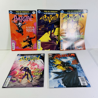 #ad Batgirl BatGirls Comic lot of 5 DC Comics with Robin 166 $15.09